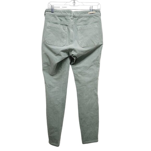 Pilcro Anthropologie corduroy Pants High-Rise Skinny Green Size 28 - Picture 2 of 11